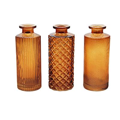 China Family Decorate Mini Greenhouse Glass Vase Wholesale Home Decoration Color Glass Vase For Glass Vase for sale