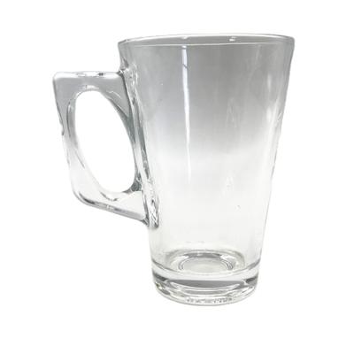 China Wholesale Hot Selling Cheap Transparent Cup Minimalist Glass 240ml For Household Use for sale