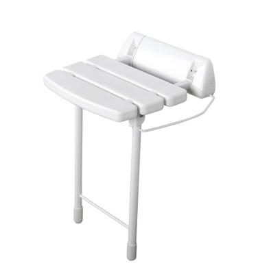 China Original Folding White Type Rehab Safety Handrails Modern Toilet Bathroom Shower Seat for sale