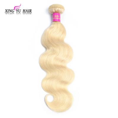 China All Texture 613 Blonde Virgin Hair Bundles With Closure , 613 Hair Color Blonde Bundles With Frontal Wholesale for sale