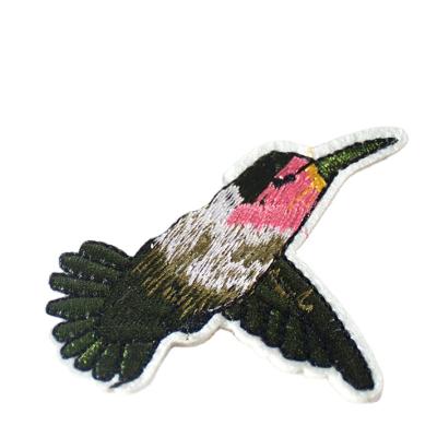 China Viable High Quality Patches Custom Embroidery Birds Patch Embroidery For Apparel for sale