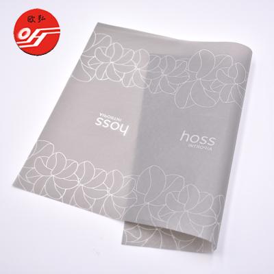 China Curl Decorative Transparent Custom Printed Kraft Paper For Clothing for sale