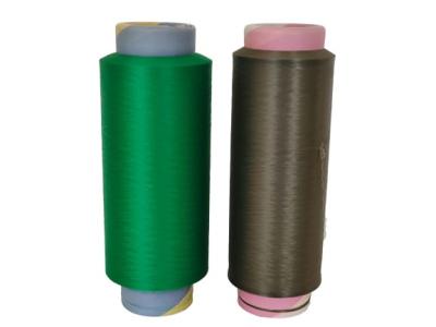 China NYLON DOPE DYED PA 6 YARN GREEN YARN CUTOMIZED 70/24/2 FOR SEAMLESS for sale