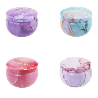 China Custom Food Grade Food Grade Round Small Metal Tea Candy Gift Tin Can for sale