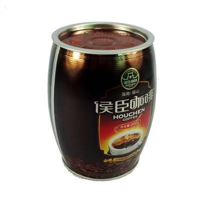 China 125g Coffee Powder Certified Organic Wholesale Coffee Bean Can for sale