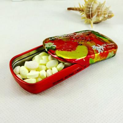 China Tin Can Toughen Sliding Door Undamaged Tin Can Tin Packing Rectangle Small Metal Boxes for sale