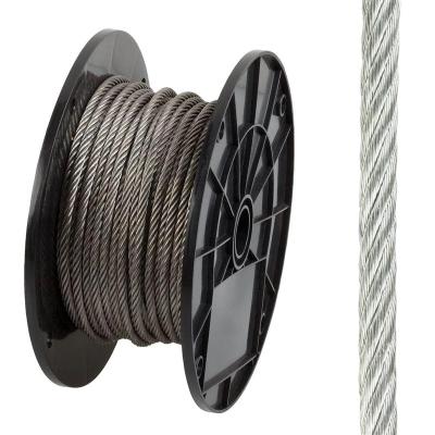 China Hot Sale Wholesale 7X7-1.5 316 Stainless Steel Construction Wire Rope with China Factory Price for sale