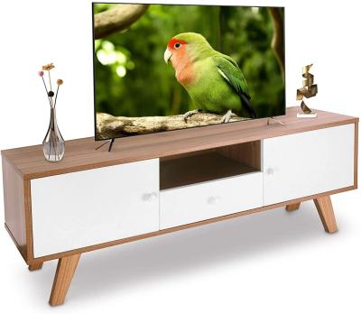 China Modern Home Entertainment Center TV Stand Table Modern Cabinet And Large Open Shelves Storage Table for sale