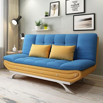 China Simple Design Foldable Living Room Sofa Bed 1.2M Width Cum Bed Features Function Folding Sofa for sale