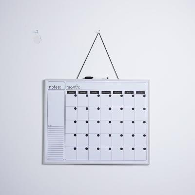 China Modern Wholesale Dry Magnetic Calendar Planner Magnetic White Erase Board for sale