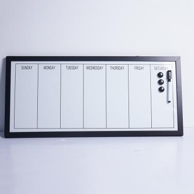 China Dry Erase Board Cork Board Combo Board Easy Erase Planner Compartment Magnetic Whiteboard Note Board for sale