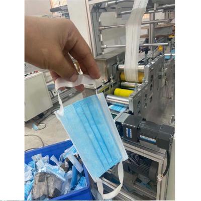 China _Mask_Face Machine New Model Factory Disposable Elastic Nonwoven Wide 3 Ply Ear Band Face Mask Machine for sale