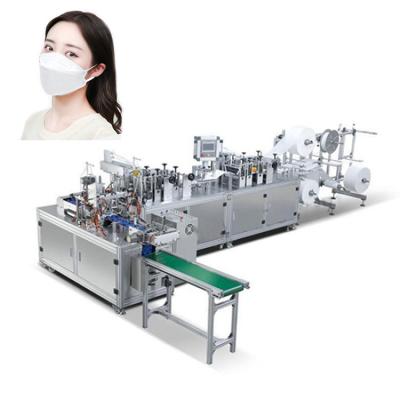 China Fast Fully Automatic 3D Mask Fish Type Kf94 Mask Factory New Product Machine for sale