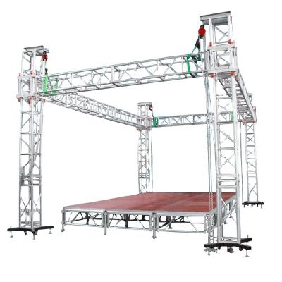 Κίνα Aluminum Alloy 6061-T6 Liansheng Steel Stage Truss System For Lighting Boxes And Speakers Pro προς πώληση