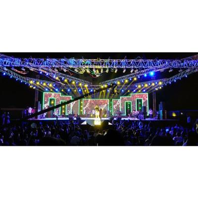 Κίνα 6061-T6 Aluminum Alloy Top Sale Outdoor Mobile Portable Aluminum Alloy Cannula Stage Truss For Exhibition Show προς πώληση