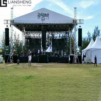 China Aluminum Movable Stage Concert Display Truss Aluminum Portable Stage Truss System for sale