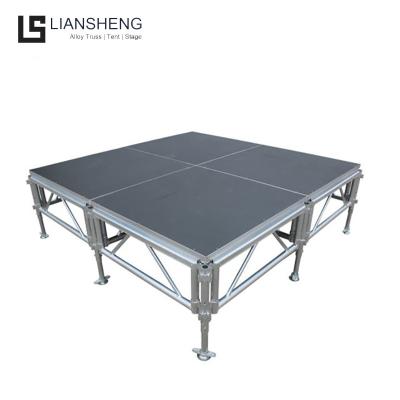 중국 Wholesale 6061-T6 aluminum alloy outdoor concert aluminum portable mobile stage platform for sale 판매용