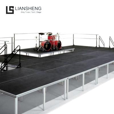 China Wholesale aluminum alloy 6061-T6 outdoor concert aluminum mobile stage platform for sale en venta