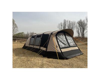 China Extended Type Luxury Inflatable Family Canvas Tent Tunnel Single Inflation Tent For Sale for sale