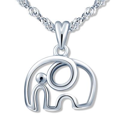 China 2020 FASHIONABLE Cute Elephant Necklace 925 Silver Kids Necklaces Jewelry For Girls for sale