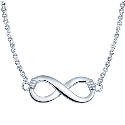 China New FASHIONABLE Hot Selling Jewelry S925 Infinity Necklace Silver Pendant for sale