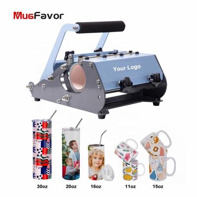 China Custom Hotels MugFavor Color Digital Heat Press For Tumblers Mug Printing Hot Sale Tumbler Mug Press Machine Lean Tumbler Heat Press Machine for sale