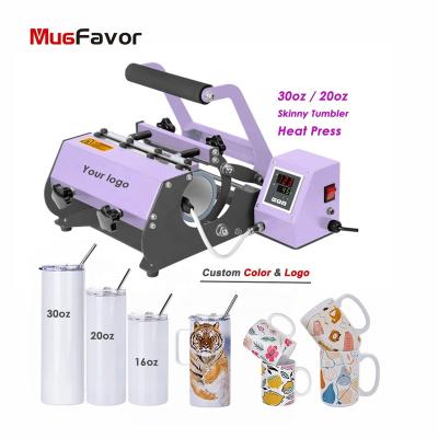 China 30oz /20oz Tumber Press MugFavor Heat Transfer Machine For Tumblers Mug Printing Hot Sale 30oz 20oz Tumber Mug Heat Press Machine Lean Tumbler Mug Press for sale