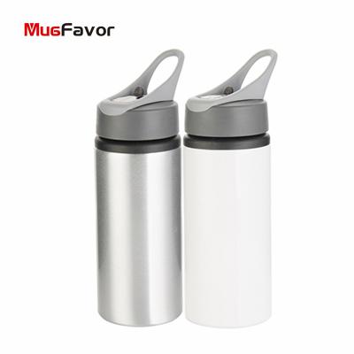 China 650ml Metal Viable Sublimation Sports White Aluminum MugFavor Water Bottle Wholesale Personalized Outdoor Custom Coffee Mug MAL65-SS for sale