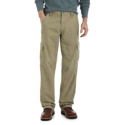 China Breathable High Quality Mens Cargo Pants Straight Casual Lane Custom Plain Plus Size Pants For Men for sale