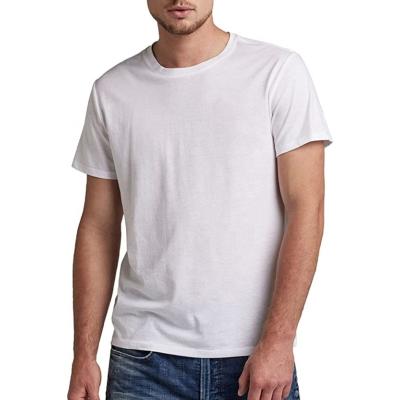 China Breathable Warm Custom Logo Men Cotton O Neck T-shirts Solid White 100% Factory Product Black For Man for sale