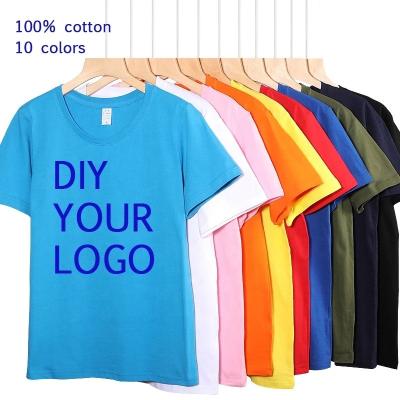 China Breathable Factory Wholesale DIY Custom Heavy Your Logo Short Sleeve Plain Solid T-Shirts For Men's Male Blank Tee Sportswear for sale