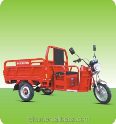 中国 Electric tricycle pedicab trike three wheels with cargo box 販売のため