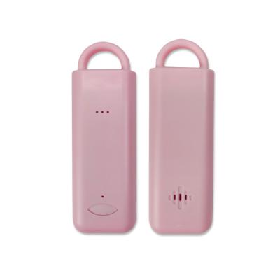 China Elderly Lady Emergency Woman Kids Anti Attack Security Alarm Mini Personal Alarm Keychain With Led Light for sale