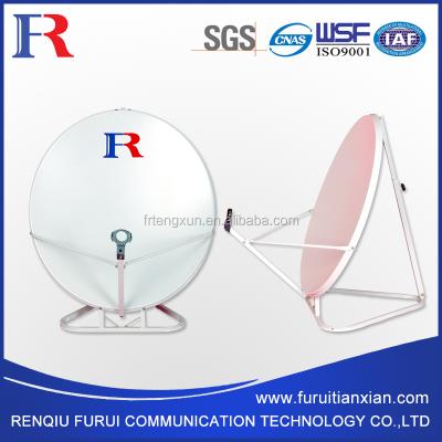 China Triangle Base Satellite Dish TV Antenna KU BAND for sale