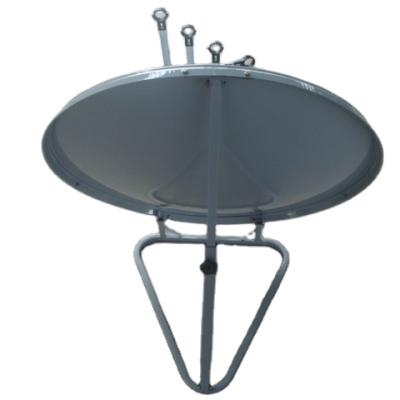 China Steel Panel KU 35 Cm Satellite Dish Antenna With Triangle Foot Mount Netting for sale