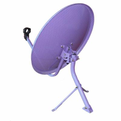 China steel ku band satellite antenna with standard mount for sale