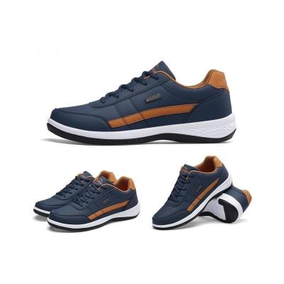 China Cushioning Manufacturer Supplier Skateboard Waterproof Leather Men's Walking Walking Sneakers Style Casual Running Shoes Men for sale