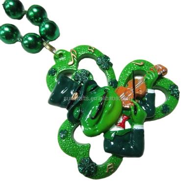 China Holiday decoration & Mardi Gras Bead Chain Gift with Carnival Party Festive Necklace Pendant for sale