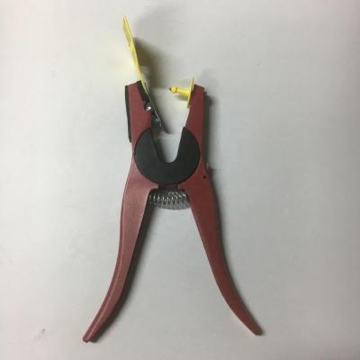 China Cattle ear tag top sell red pig ear tag pliers cattle ear tag applicator en venta