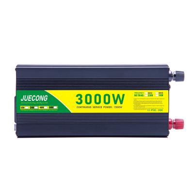 China Emergency or Power Grid Factory Free Outdoor Locations 110v 3000w AC 110v 3000w Solar Inverter 3000 Watt 48v DC Modified Sine Wave Power Inverter for sale