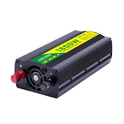 China Emergency Or Outdoor Locations Without Power Grid Home 1800w 12v 24v High Frequency DC To 220v AC Charger Inverter for sale