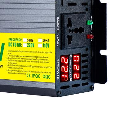 China Power Grid 4000w 12v 24v Emergency or Outdoor Locations Without DC to AC 110v 230v Pure Sine Wave Car Power Inverter with Charger for sale