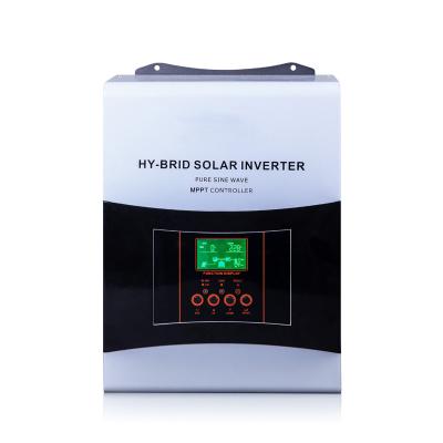 China Solar home system most popular products performance lcd 1kw mppt hyrbrid 12v charger high frequency inverter for sale