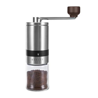 China Ceramic Burr Stainless Steel Hand Crank Coffee Grinder Bean Holder Mini Coffee Grinders Manual Espresso Commercial Coffee Shop Wholesale for sale