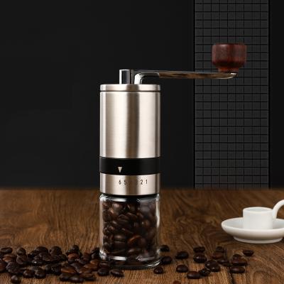 China Available Transparent Bean Holder Amazon Actions With Adjustable Stainless Steel Hand Mini Coffee Grinder Manual/Coffee Grinder/Coffee Grinder Makers for sale