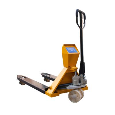 China Weight Function 2 Ton 2000 Kg Selling Whole Handles Weighing Pallet Truck Fork Lifting Scale for sale