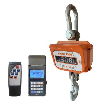 China Industrial 10 T Ton Crane Weighing Scale Electronic Hanging Weighing Scale Use 10000 Kg 10 for sale