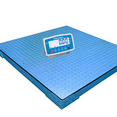 중국 Weight Function 2 Ton Double Deck Weighing Platform Floor Scale Scale with Printer 판매용