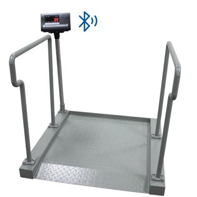 China Weigh Function Good Quality 300 Kg 500 Kg Scale Weighing Scale Medical Wheelchair Hospital Used Scale for sale