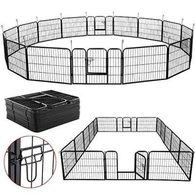 China Durable Heavy Duty Collapsible Indoor Puppy Exercise Pen Playpen For Camping 6 Panel Kennel for sale